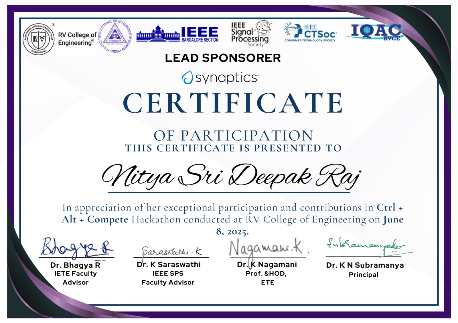 Hackathon Participation